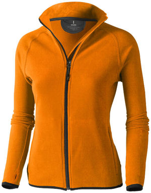 Жіноча мікрофлісова куртка Brossard з блискавкою на всю довжину, колір оранжевий  розмір L - 39483333- Фото №1