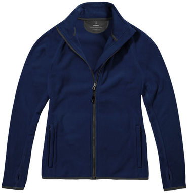 Женская микрофлисовая куртка Brossard с молнией на всю длину, цвет темно-синий  размер XS - 39483490- Фото №4