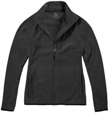 Женская микрофлисовая куртка Brossard с молнией на всю длину, цвет антрацит  размер XS - 39483950- Фото №4