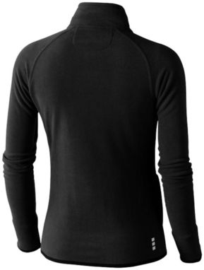 Женская микрофлисовая куртка Brossard с молнией на всю длину, цвет сплошной черный  размер XS - 39483990- Фото №5