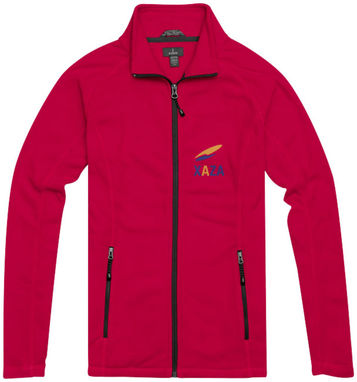 Куртка женская флисовая Rixford на молнии, цвет красный  размер XS - 39497250- Фото №2