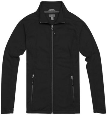 Куртка женская флисовая Rixford на молнии, цвет сплошной черный  размер S - 39497991- Фото №3