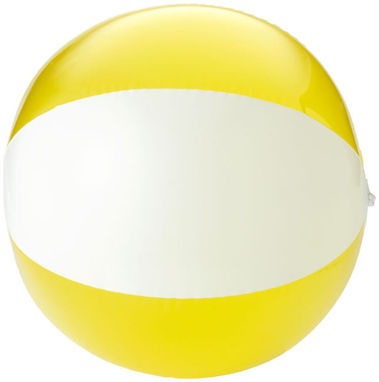 Непрозорий/прозорий пляжний м'яч Bondi, колір жовтий, білий - 19538622- Фото №3