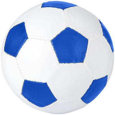 Футбольний м'яч Curve, колір білий, яскраво-синій - 10042400- Фото №1