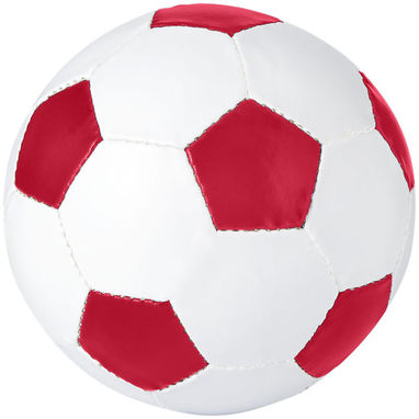 Футбольный мяч Curve, цвет белый, красный - 10042401- Фото №1