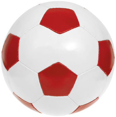 Футбольный мяч Curve, цвет белый, красный - 10042401- Фото №3