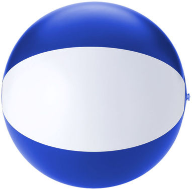 Непрозорий пляжний м'яч Palma, колір яскраво-синій, білий - 10039601- Фото №3