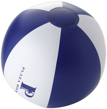 Непрозорий пляжний м'яч Palma, колір синій, білий - 19544608- Фото №2