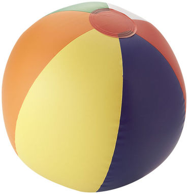 Непрозрачный пляжный мяч Rainbow, цвет радужный - 19544610- Фото №1