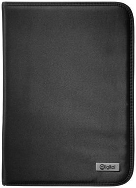 Папка Stanford  на молнии, цвет сплошной черный - 19545006- Фото №4