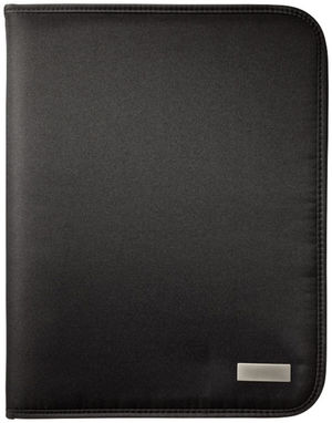 Папка Stanford на молнии, цвет сплошной черный - 19545007- Фото №4