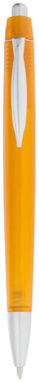 Кулькова ручка Albany, колір помаранчевий прозорий - 19665589- Фото №1
