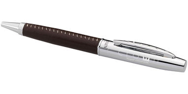 Шариковая ручка, цвет коричневый, серебряный - 19982156- Фото №3