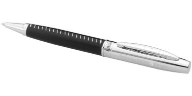 Кулькова ручка, колір суцільний чорний, срібний - 19982158- Фото №2