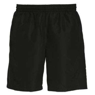 Удобные шорты из специального легкого и дышащего материала, цвет черный  размер S - BE04430102- Фото №1