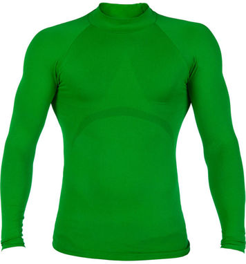Профессиональная термофутболка из усиленной ткани, цвет тропический зеленый  размер 3XS/2XS - CA036169216- Фото №1