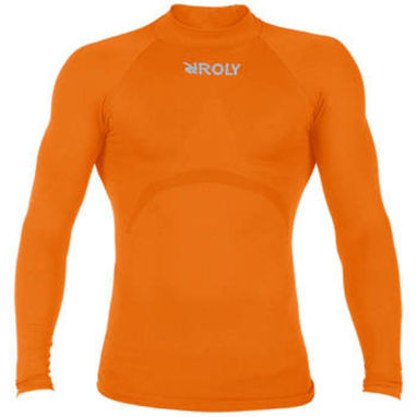 Профессиональная термофутболка из усиленной ткани, цвет оранжевый  размер 3XS/2XS - CA03616931LR- Фото №1