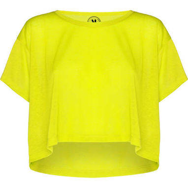 Топік з коротким рукавом, колір жовтий флюорісцентний  розмір L-XL - CA714174221- Фото №1