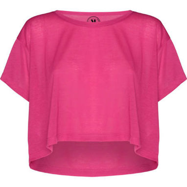 Топік з коротким рукавом, колір яскраво-рожевий  розмір L-XL - CA71417478- Фото №1