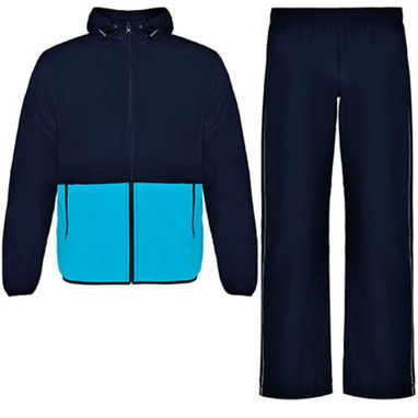 MINERVA Жіночий спортивний костюм, колір темно-синій, бірюзовий  розмір S - CH0304015512- Фото №1