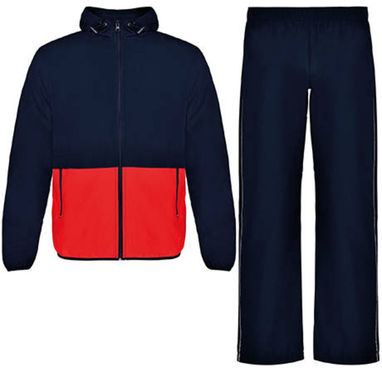 MINERVA Женский спортивный костюм, цвет темно-синий, красный  размер S - CH0304015560- Фото №1