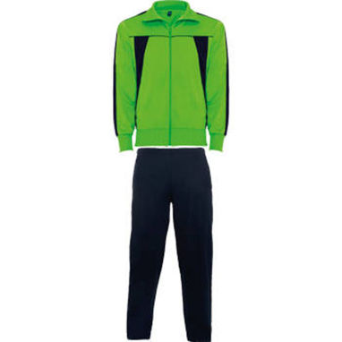 OLIMPO Комбинированный цветной спортивный костюм, цвет зеленое яблоко, темно-синий  размер S - CH0315012655- Фото №1