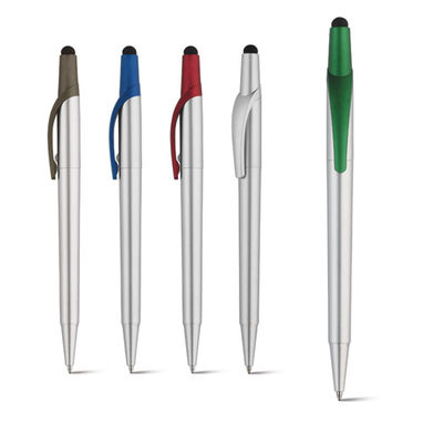 Шариковая ручка ARCADA, цвет сатин серебро - 91623-127- Фото №2