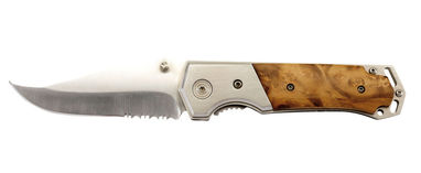 Нож складной HUNTER, цвет коричневый, серебристый - 56-0301006- Фото №1