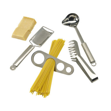 Набор для приготовления спагетти AL DENTE, цвет серебристый - 56-0304331- Фото №1