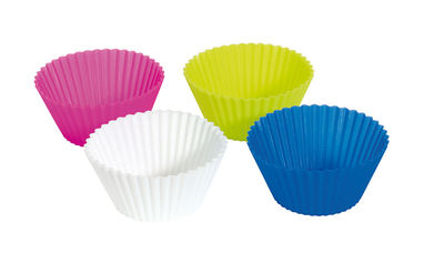 Набор формочек для выпечки CUPCAKE, цвет синий, зелёный, белый, пурпурный - 56-0304404- Фото №1
