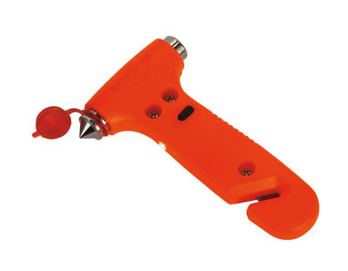 Молоток безпеки SAFETY, колір помаранчевий - 56-0380009- Фото №1