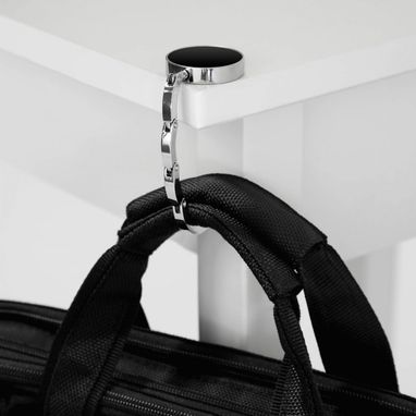Вішалка для сумки, колір суцільний чорний - 10213701- Фото №4