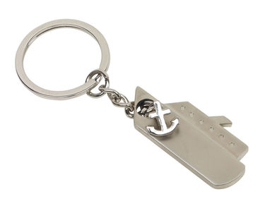 Брелок для ключів CRUISER, колір сріблястий - 56-0407845- Фото №1