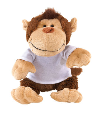 Плюшевая обезьяна INGO, цвет коричневый, бежевый - 56-0502079- Фото №1