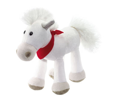 Плюшева конячка JONNY, колір білий - 56-0502244- Фото №1