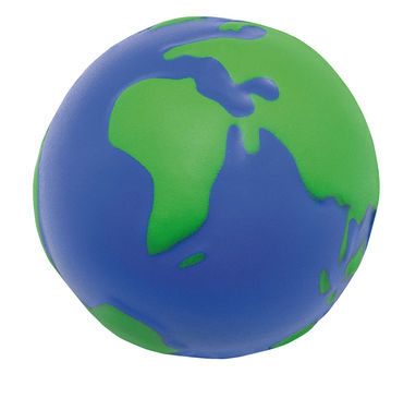 Антистресс - глобус GLOBUS, цвет синий, зелёный - 56-0506004- Фото №1