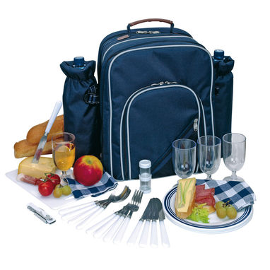 Рюкзак для пикника-холодильник HYDE PARK, цвет синий - 56-0604020- Фото №2