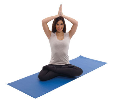 Килимок для йоги KARMA, колір синій - 56-0605028- Фото №3