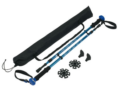 Набор тростей для ходьбы MOUNTAIN, цвет чёрный, синий - 56-0606114- Фото №2