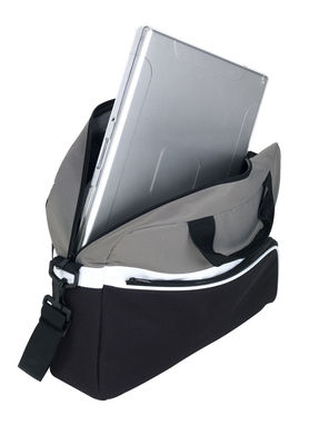 Сумка для ноутбука NARVIK, колір чорний, білий, сірий - 56-0805338- Фото №2