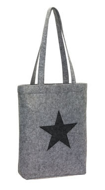 Пакет для покупок STAR DUST, цвет серый - 56-0820707- Фото №1