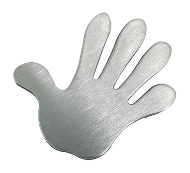 Магніт SHAKE HANDS, колір сріблястий - 56-1107031- Фото №1