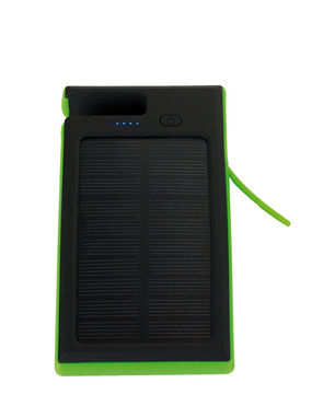 Power bank HELIOS, колір чорний, зелений - 56-1107233- Фото №2