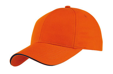 Бейсболка комбинированная LIBERTY, цвет оранжевый - 56-0702182- Фото №1