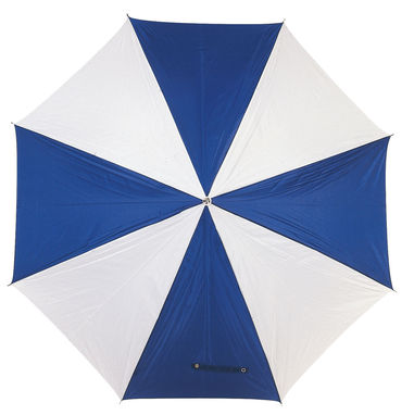Зонт-трость автоматический DISCO & DANCE, цвет синий, белый - 56-0103012- Фото №2