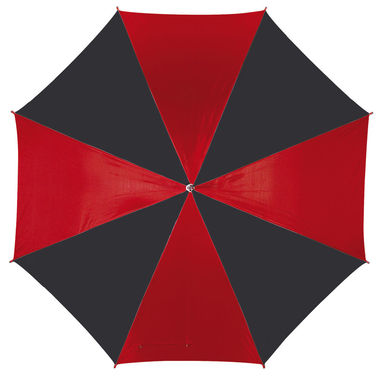 Зонт-трость автоматический DISCO & DANCE, цвет чёрный, красный - 56-0103018- Фото №1