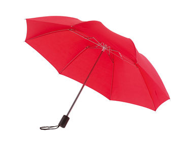 Зонт складной REGULAR, цвет красный - 56-0101109- Фото №1