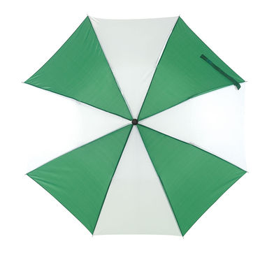 Зонт складной REGULAR, цвет зелёный, белый - 56-0101113- Фото №2