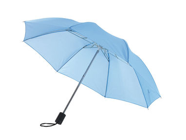Зонт складной REGULAR, цвет голубой - 56-0101116- Фото №1