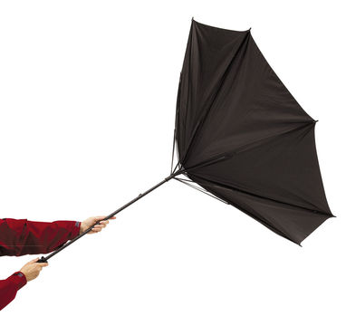 Зонт TORNADO, цвет чёрный - 56-0104043- Фото №2